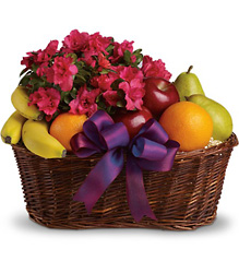 Fruits and Blooms Basket In Waterford Michigan Jacobsen's Flowers